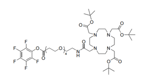 DOTA-tris(FSME)-amido-dPEG4-TFP-Ester