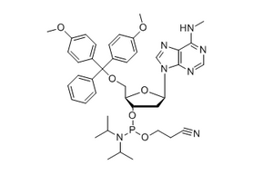 feste biologische pharmazeutische Zwischenprodukte N6-Me-DMT-dA-CE Phosphoramidit