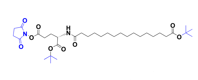 Chemie-Aktivpulver C16-(OtBu)-Glu(OSU)-OtBu