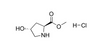cremefarbenes Pulver, im Labor synthetisiertes (S)-4-Hydroxy-D-prolin-Methylesterhydrochlorid