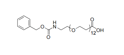 Bioverfügbarkeit Stabile 99 % Cbz-N-Amido-PEG12-Säure