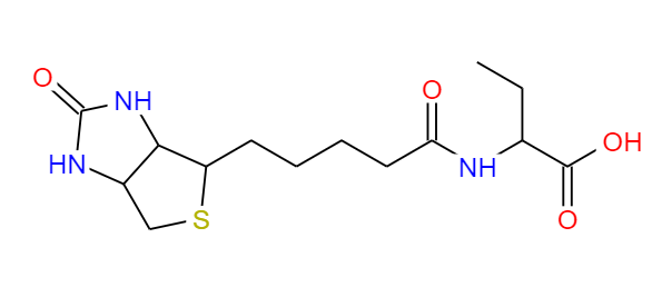 Butansäure, 2-[[5-(Hexahydro-2-oxo-1H-thieno[3,4-d]imidazol-4-yl)-1-oxopentyl]amino]-